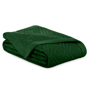 Přehoz na postel AmeliaHome Ophelia I lahvově zelený, velikost 170x270