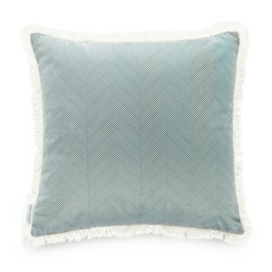 AmeliaHome Polštář CLEAR 45x45 cm zelený/bílý