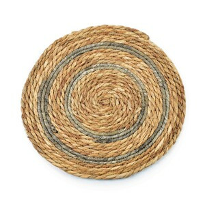 Mondex Podložka na stůl z mořské trávy Bali II 38 cm hnědá/šedá