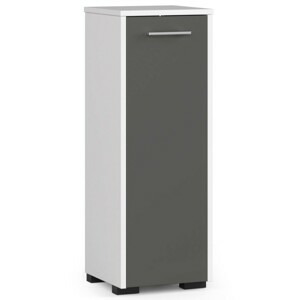 Ak furniture Koupelnová skříňka Fin 30 cm bílá/grafitová