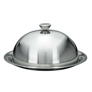 Excellent Houseware Kovový podnos s víkem 24 cm