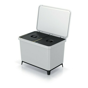 Prosperplast Odpadkový koš SYSTEMO 2x23 L světle šedý