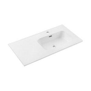 Comad Keramické zápustné umyvadlo Go 90 cm pravé bílé