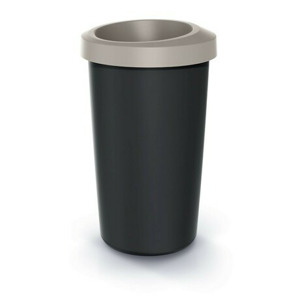 Prosperplast Odpadkový koš COMPACTO světle hnědý/černý, varianta 25 l