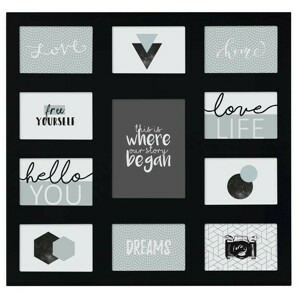 ATMOSPHERA Fotorámeček Gael černý