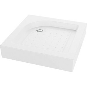 Srchová vanička čtvercová MEXEN RIO bílá 70x70x14cm + sifon