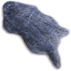 Dywany Lusczow Atypický koberec 60x90 SKIN šedo-modrý, velikost 60x90