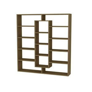 Kalune Design Knihovna Ample ořech