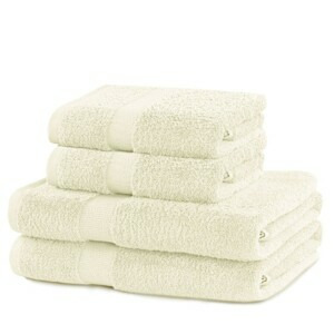 Sada ručníků DecoKing Niki ecru, velikost 2*70x140+2*50x100