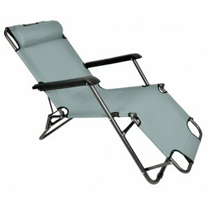 TZB Zahradní lehátko Leon šedé