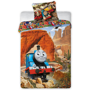 Faro Bavlněné povlečení Mašinka Tomáš 048 - 160x200 cm