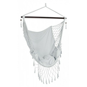 TZB Brazilské houpací křeslo BAHIO šedé