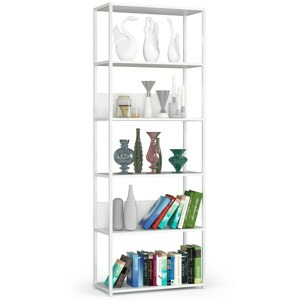 Ak furniture Regál LOFT 70 cm bílý