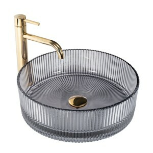 Umyvadlo na desku Rea Ingrid šedé