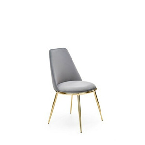 HALMAR Designová židle GLAMOUR K460 šedá