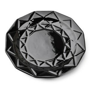 Affekdesign Keramický Talíř Adel 24 cm černý