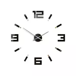 ModernClock 3D nalepovací hodiny Blink černé