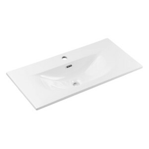 Comad Keramické zápustné umyvadlo SKY 3 80 cm matné bílé