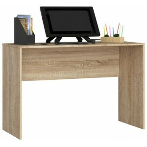 Ak furniture Volně stojící psací stůl B-17 120 cm dub sonoma