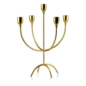 Mondex 5-ramenný svícen Cedric zlatý II