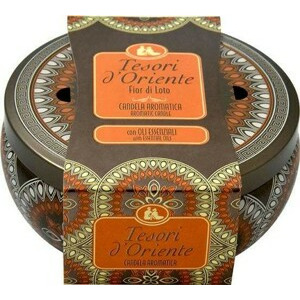 Mondex Vonná svíčka TESORI LOTOS FLOWER hnědá