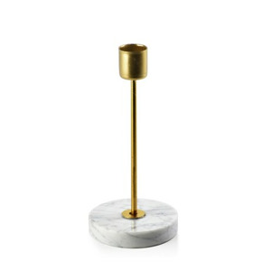 Mondex Svícen Cedric Marble 7,5 cm zlatý