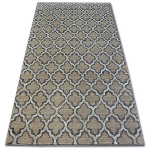 Dywany Lusczow Kusový koberec ARGENT - W4030 trellis béžový, velikost 133x190