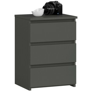 Ak furniture Komoda CL3 40 cm grafitově šedá