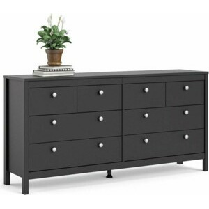 Tvilum Komoda THREE REE 159,5 cm černá