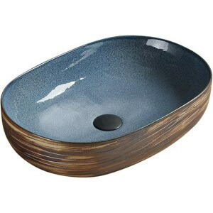 Umyvadlo na desku MEXEN AGOTA modré