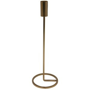 H&S Decoration Vysoký svícen ZAYN 31,5 cm zlatý