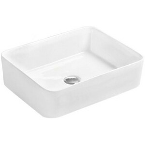 Keramické umyvadlo na desku MEXEN CATIA bílé 48x37 cm