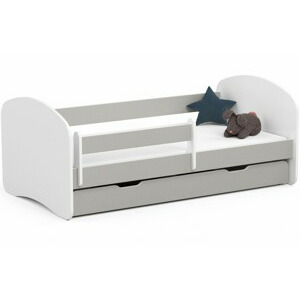 Ak furniture Dětská postel SMILE 160x80 cm šedá