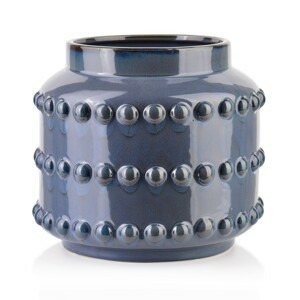 Mondex Since 1986R Keramická váza MIGLIORE 21,5 cm modrá