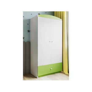 Kocot kids Dětská skříň Babydreams 90 cm zelená