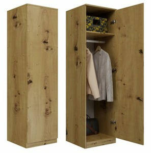 TP Living Šatní skříň Malva 50 cm dub artisan