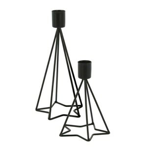 H&S Decoration Sváteční svícny Star 2 kusy