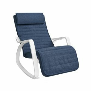 SONGMICS Houpací křeslo Brony modré