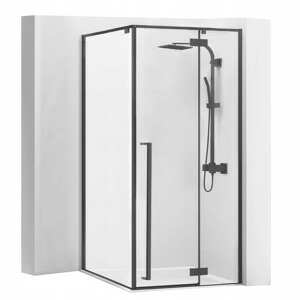 REA Sprchový kout Fargo 90x90 Black Mat