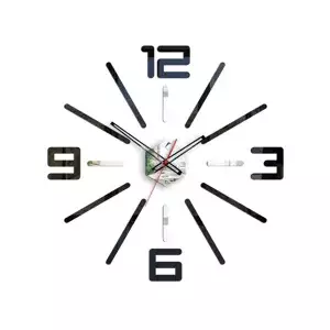 ModernClock 3D nalepovací hodiny Maxim černé