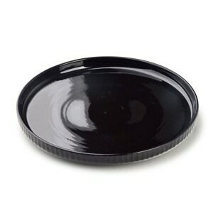 Affekdesign Talíř SHIVONNE 23 cm černý