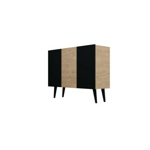 Kocot kids Komoda TORONTO 120 cm dub artisan/černá