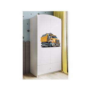 Kocot kids Dětská skříň Babydreams 90 cm tatra bílá
