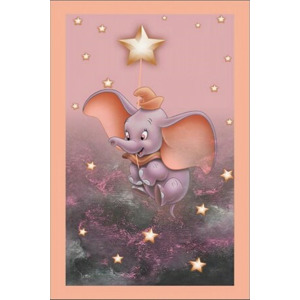 Conceptum Hypnose Dětský koberec Sloník 120x180 cm růžový