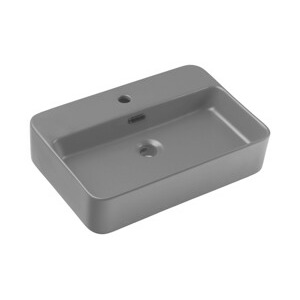 Comad Keramické umyvadlo na desku TRUST 2 tmavě šedé