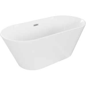 Akrylátová vana Mexen FLAVIA 160 x 80 cm bílá + automatická výpusť 54031608000