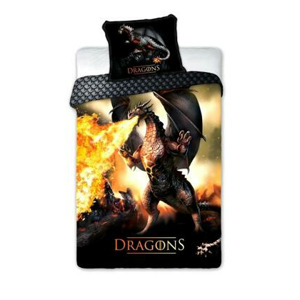 Faro Bavlněné povlečení Dragons 027 - 160x200 cm