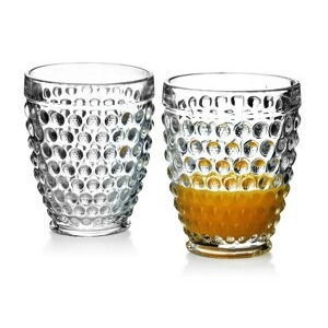 Affekdesign Sada 6 sklenice ELISE DOTS 300 ml čirá