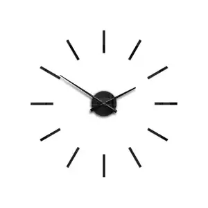 ModernClock 3D nalepovací hodiny Solo černé