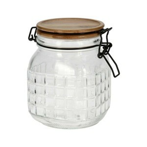 Excellent Houseware Skleněná dóza s víčkem 1100 ml